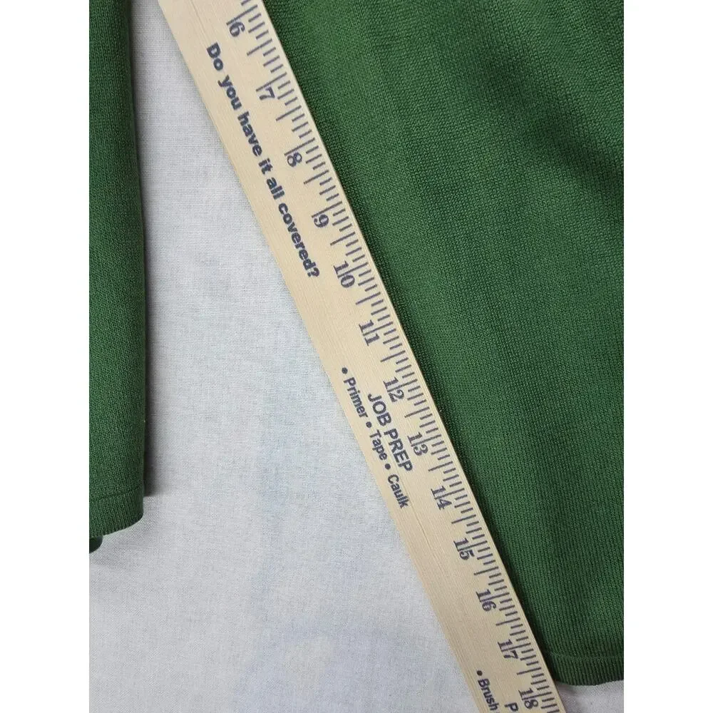 Banana Republic Silk Cashmere Preppy Green Classic Pullover Men's Sweater (L)